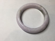 Load image into Gallery viewer, 53.5mm 100% natural certified light green purple pink jadeite jade bangle BN34-4503