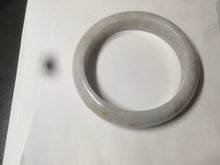 Load image into Gallery viewer, 53.2mm Certified type A 100% Natural light green/purple Jadeite bangle AZ87-1632