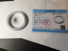 Load image into Gallery viewer, 57mm Certified Type A 100% Natural yellow/purple/green(FU LU SHOU) Jadeite Jade bangle AC86-0748