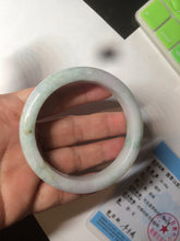 Load image into Gallery viewer, 57mm Certified Type A 100% Natural yellow/purple/green(FU LU SHOU) Jadeite Jade bangle AC86-0748