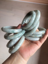 Load image into Gallery viewer, 51/52/54/55.5mm certified Type A 100% Natural light green/brown Jadeite Jade bangle GL11