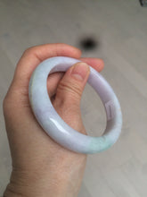 Load image into Gallery viewer, 57.2mm certified type A 100% Natural purple/green/yellow(FU LU Shou) Jadeite Jade bangle AS69-4007