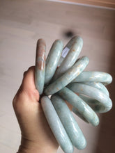 Load image into Gallery viewer, 51/52/54/55.5mm certified Type A 100% Natural light green/brown Jadeite Jade bangle GL11