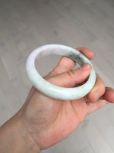 Load image into Gallery viewer, 59mm Certified Type A 100% Natural light green purple yellow (FU LU SHOU) Jadeite Jade bangle BM86-4497