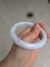 Load image into Gallery viewer, 57.2mm certified type A 100% Natural purple/green/yellow(FU LU Shou) Jadeite Jade bangle AS69-4007