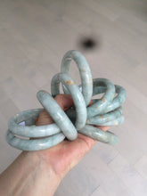 Load image into Gallery viewer, 51/52/54/55.5mm certified Type A 100% Natural light green/brown Jadeite Jade bangle GL11