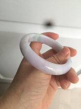 Load image into Gallery viewer, 57.2mm certified type A 100% Natural purple/green/yellow(FU LU Shou) Jadeite Jade bangle AS69-4007