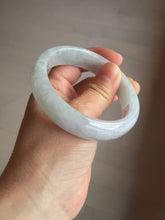 Load image into Gallery viewer, 56.3mm certified 100% natural Type A light green purple jadeite jade bangle Bk75-3785