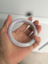 Load image into Gallery viewer, 57.2mm certified type A 100% Natural purple/green/yellow(FU LU Shou) Jadeite Jade bangle AS69-4007