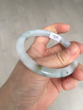 Load image into Gallery viewer, 57.7mm certified Type A 100% Natural green yellow brown white slim Jadeite Jade bangle BS89-6674