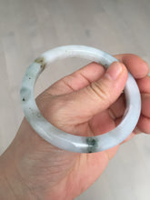 Load image into Gallery viewer, 57.7mm certified Type A 100% Natural green yellow brown white slim Jadeite Jade bangle BS89-6674