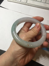 Load image into Gallery viewer, 60.4mm certified Type A 100% Natural icy watery light green/purple Jadeite Jade bangle BF145-9528