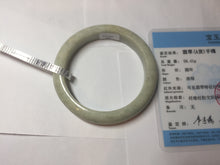 Load image into Gallery viewer, 56.5mm Certified Type A 100% Natural yellow/ white/ green Jadeite Jade bangle PA2-3497($29.99 group)