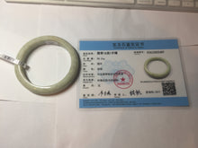 Load image into Gallery viewer, 56.5mm Certified Type A 100% Natural yellow/ white/ green Jadeite Jade bangle PA2-3497($29.99 group)