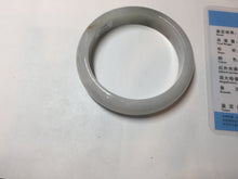 Load image into Gallery viewer, 57.7mm Certified 100% natural Type A dark green white gray purple brown jadeite jade bangle AD119-3012