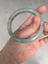 Load image into Gallery viewer, 55.7mm Certified Type A 100% Natural light green white red Jadeite Jade bangle BQ10-3798
