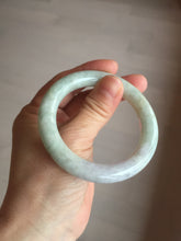 Load image into Gallery viewer, 51.5mm 100% natural Type A green/purple/yellow(FU LU SHOU) chubby jadeite jade bangle BK73-5807