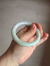 Load image into Gallery viewer, 51.5mm 100% natural Type A green/purple/yellow(FU LU SHOU) chubby jadeite jade bangle BK73-5807