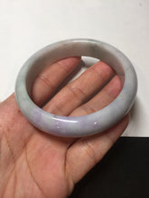 Load image into Gallery viewer, 58mm 100% natural certified light green purple yellow(FU LU SHOU) jadeite jade bangle BN37-7345