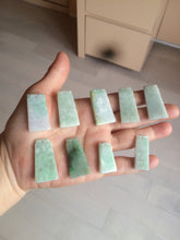 Load image into Gallery viewer, 100% Natural type A icy watery light green/sunny green Jadeite Jade safe and sound pendant BF97