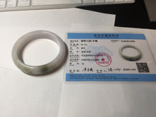 Load image into Gallery viewer, 57.7mm certified Type A 100% Natural sunny green yellow brown white purple Jadeite Jade bangle Y160-3009