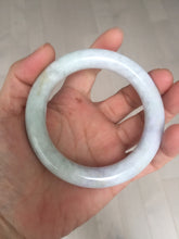 Load image into Gallery viewer, 56.6mm Certified 100% natural Type A light green purple brown chubby round cut jadeite jade bangle BQ14-5819