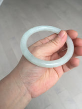 Load image into Gallery viewer, 58.9mm certified 100% natural type A icy watery light green white round cut jadeite jade bangle BS83-(1099)