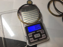 Load image into Gallery viewer, 60-62mm 100% Natural black brown beige slim Buffalo Horn bangle group CB54