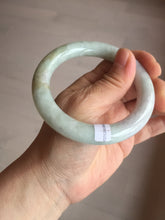 Load image into Gallery viewer, 56.6mm 100% natural Type A green/purple/yellow(FU LU SHOU) chubby jadeite jade bangle BK72-5808