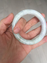 Load image into Gallery viewer, 51mm Certified 100% natural Type A light green purple brown chubby round cut jadeite jade bangle BQ15-5802