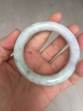 Load image into Gallery viewer, 51mm Certified 100% natural Type A light green purple brown chubby round cut jadeite jade bangle BQ15-5802