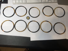 Load image into Gallery viewer, 60-62mm 100% Natural black brown beige slim Buffalo Horn bangle group CB54