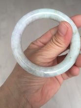 Load image into Gallery viewer, 51mm Certified 100% natural Type A light green purple brown chubby round cut jadeite jade bangle BQ15-5802