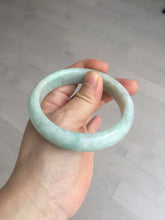 Load image into Gallery viewer, 58.6mm 100% natural type A certified sunny green jadeite jade bangle BL37-0265