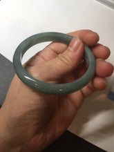 Load image into Gallery viewer, 54.2mm Certified Type A 100% Natural dark green/blue/gray/black Guatemala Jadeite jade bangle BM16-1449