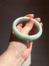 Load image into Gallery viewer, 58.6mm 100% natural type A certified sunny green jadeite jade bangle BL37-0265