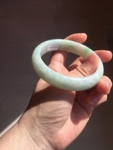 Load image into Gallery viewer, 58.6mm 100% natural type A certified sunny green jadeite jade bangle BL37-0265