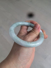 Load image into Gallery viewer, 56.5mm Certified 100% natural Type A light green round cut jadeite jade bangle R91-4067