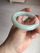 Load image into Gallery viewer, 52.5mm certified 100% natural Type A light  green white jadeite jade bangle AR116-9424