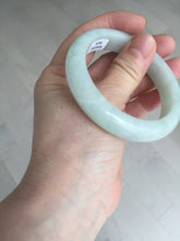 Load image into Gallery viewer, 52.5mm certified 100% natural Type A light  green white jadeite jade bangle AR116-9424