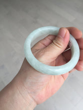 Load image into Gallery viewer, 52.5mm certified 100% natural Type A light  green white jadeite jade bangle AR116-9424