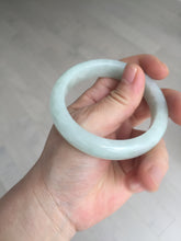 Load image into Gallery viewer, 52.5mm certified 100% natural Type A light  green white jadeite jade bangle AR116-9424