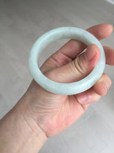 Load image into Gallery viewer, 52.5mm certified 100% natural Type A light  green white jadeite jade bangle AR116-9424