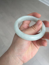Load image into Gallery viewer, 52.5mm certified 100% natural Type A light  green white jadeite jade bangle AR116-9424