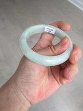 Load image into Gallery viewer, 52.5mm certified 100% natural Type A light  green white jadeite jade bangle AR116-9424
