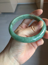 Load image into Gallery viewer, 62mm Certified Type A 100% Natural dark green red Jadeite bangle PD152-6271