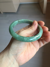 Load image into Gallery viewer, 62mm Certified Type A 100% Natural dark green red Jadeite bangle PD152-6271