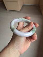 Load image into Gallery viewer, 61.5mm Certified Type A 100% Natural dark green/green/brown/black/purple chubby Jadeite bangle PB234-1099