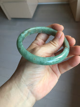 Load image into Gallery viewer, 62mm Certified Type A 100% Natural dark green red Jadeite bangle PD152-6271