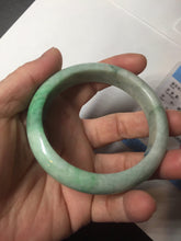 Load image into Gallery viewer, 55.8mm Certified 100% natural Type A sunny green jadeite jade bangle BM75-4431